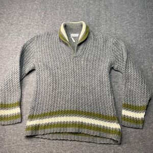 Vintage Towne And King Wool Sweater Womens California Medium Virgin Shawl Neck
